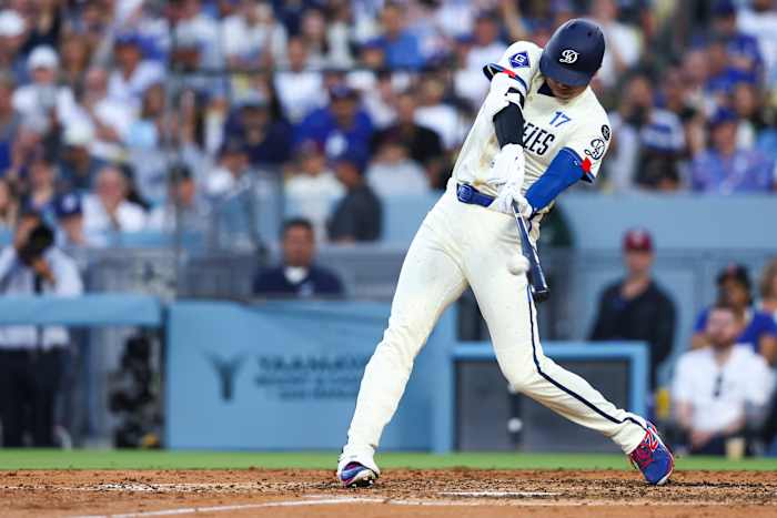 Ohtani raakt 40e thuisrun van het seizoen in de Dodgers 'Game Against The Blue Jays