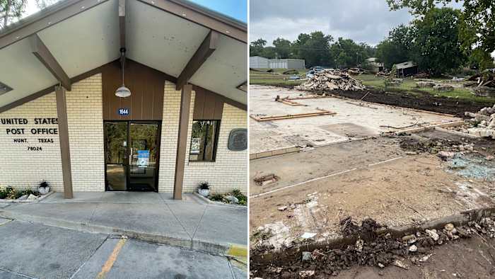 Poging aan het werk om Hunt Post Office te herstellen, het 'hart' van Hill Country Town