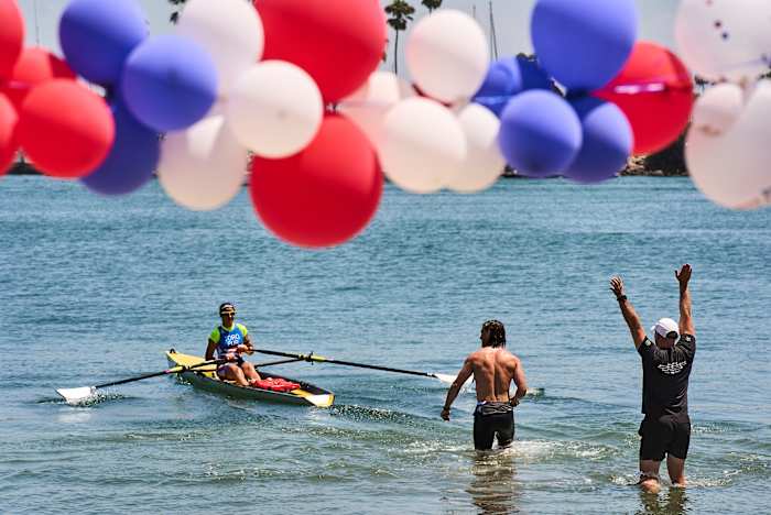 Rowers genieten van strandsprints in de aanloop naar LA's 2028 Olympische Spelen