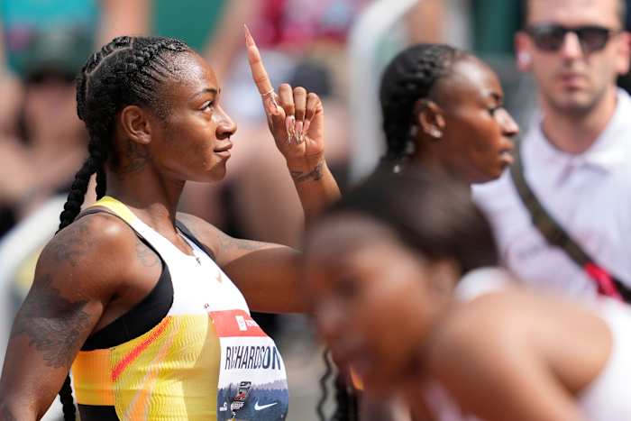 Sprinter Sha'Carri Richardson gearresteerd op Washington Airport op een huiselijk geweld.