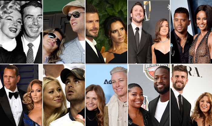 Tay en Trav alleen het nieuwste paar van het atleet-beroemdheid om bruiloftsbellen te horen. Hier zijn andere anderen