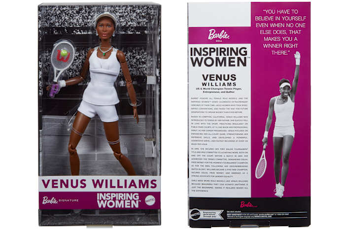 Venus Williams om nieuwe Barbie te krijgen als onderdeel van Inspiring Women Collection