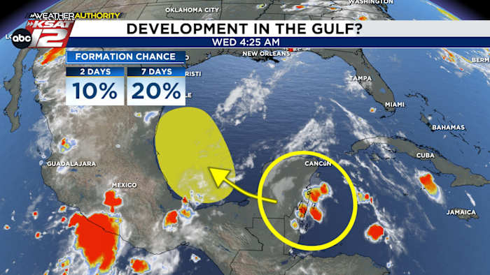 Weet vandaag nog maar weinig regenbuien, en we kijken naar de Golf