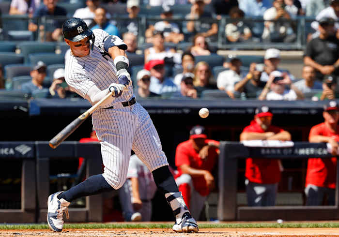 Yankees sloeg 4 thuisruns in een 9-run inning naar Rout Nationals 11-2