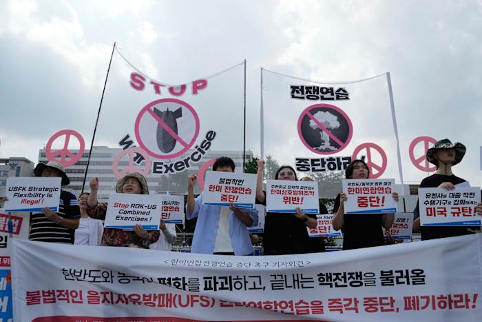 Zuid -Koreaanse en Amerikaanse militairen beginnen jaarlijkse zomeroefeningen om het hoofd te bieden aan Noord -Koreaanse bedreigingen