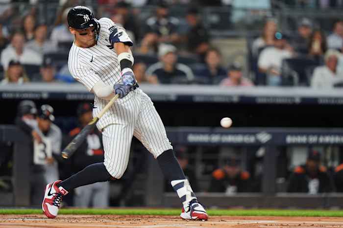 Aaron Judge slaat 361st Home Run om Joe Dimaggio te binden voor de 4e plaats in de geschiedenis van Yankees