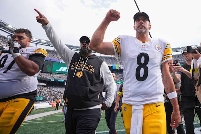 Aaron Rodgers liet zien dat hij veel over heeft om de Steelers te helpen