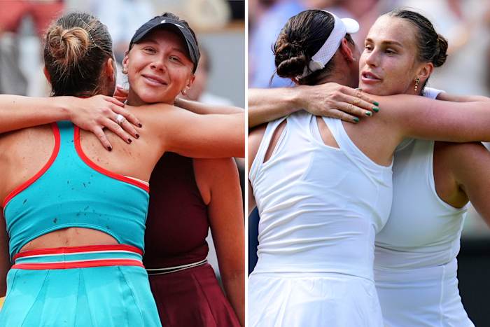 Amanda Anisimova staat voor titelverdediger Aryna Sabalenka in de US Open Women's Final