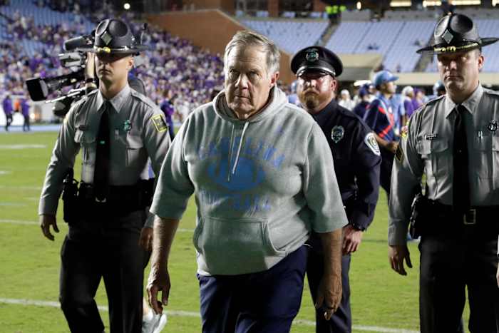 Belichick's College Coaching Debut in North Carolina eindigt in Blowout Loss to TCU