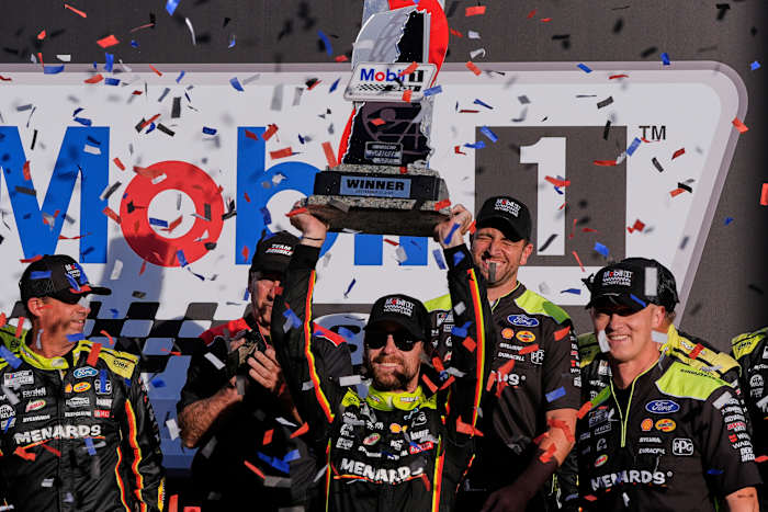 Blaney opent de 2e ronde van NASCAR Cup -play -offs met New Hampshire Win terwijl Penske domineert