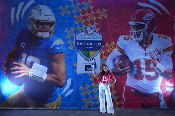 Chiefs trekken meer fans in Brazilië, maar sommige supporters stelden Taylor Swift nergens toe om gezien te worden