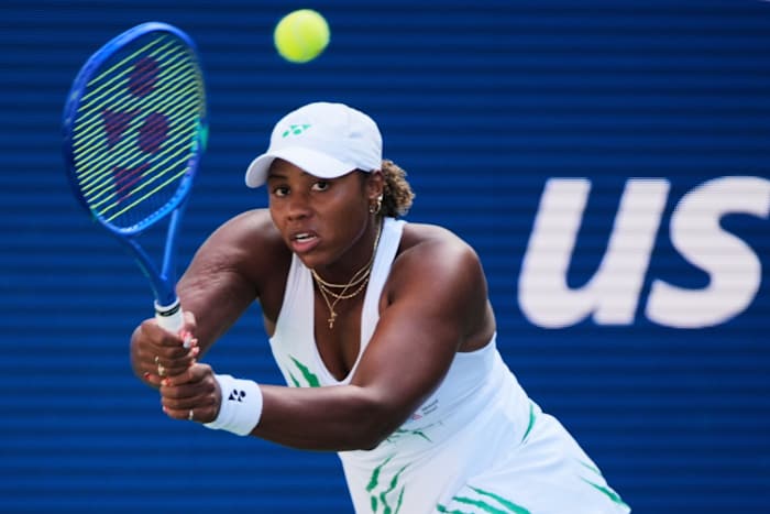 De Amerikaanse tennisster Taylor Townsend verontschuldigt zich voor opmerkingen over Chinees eten