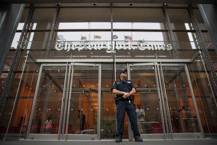 De federale rechter van Florida gooit Trump's $ 15 miljard laster aan de New York Times