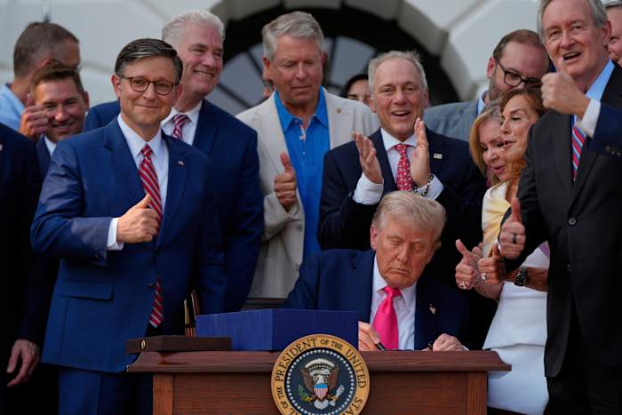 De grote wetsvoorstel van Trump leidt tot dringende actie in sommige democratische staten, maar niet bij Republikeinse