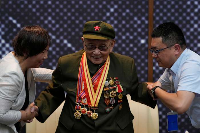 De militaire parade van China is een show van kracht uit een land dat is verwoest in de Tweede Wereldoorlog