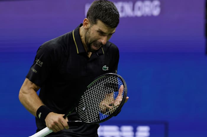Djokovic komt er in met de US Open Crowd en verbetert naar 11-0 tegen Fritz om de halve finale te bereiken