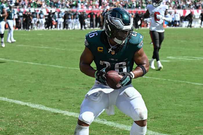 Eagles sturen een bericht naar de NFL en de 31 andere teams met de nep Tush Push