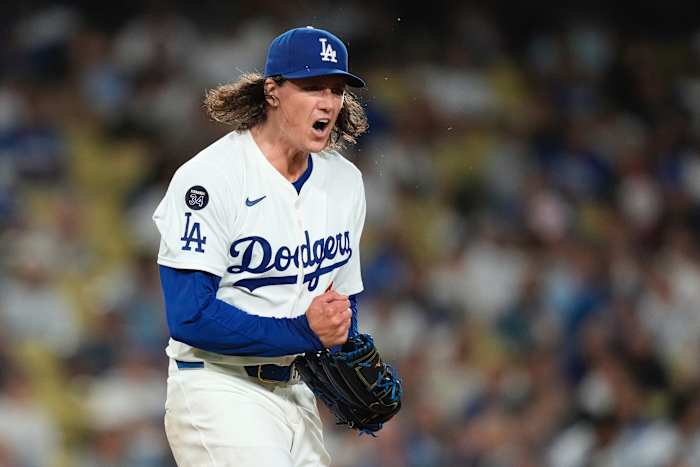 Het no-hit bod van Dodgers schiet tekort in de 9e maar rally voor 3-1 overwinning op Rockies
