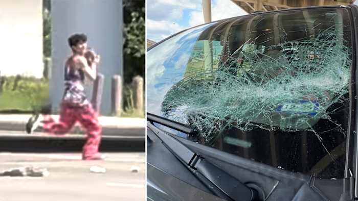 Man die grote rotsen gooit, beschadigt minstens 5 voertuigen in de buurt van Pearl, zegt de politie