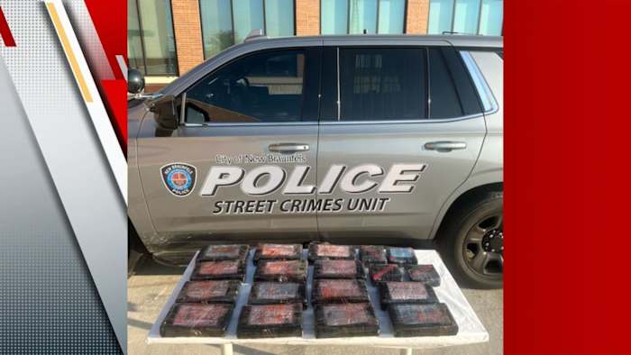 Nieuwe Braunfels Police grijpt voor $ 1 miljoen aan cocaïne tijdens verkeersstop op I-35