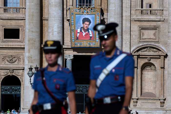 Paus Leo Xiv om de 15-jarige computer te verklaren, bekend als Gods influencer, een heilige