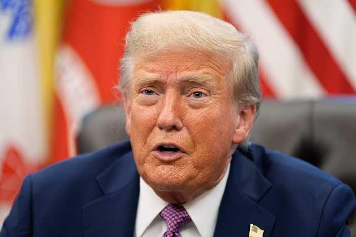 President Donald Trump om de finale van de US Open Heren Singles bij te wonen als klantgast