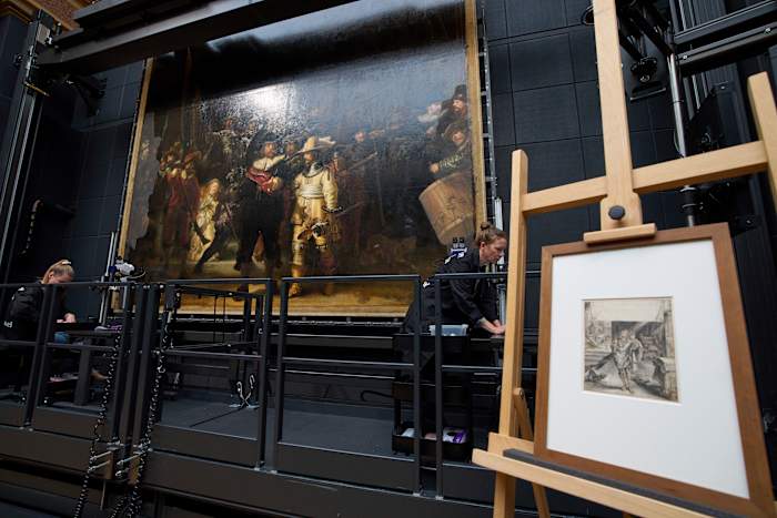 Rembrandt heeft de honden van een andere kunstenaar gekopieerd voor zijn beroemde 'Night Watch'