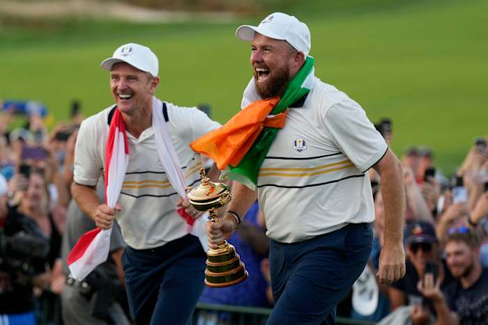 Ryder Cup in Europese handen, waar ze ook spelen