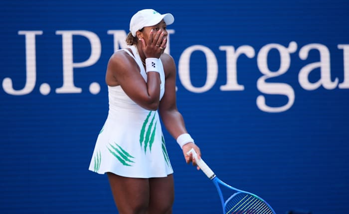 Taylor Townsend faalt niet om 8 matchpunten te converteren, valt naar Barbora Krejcikova bij de US Open