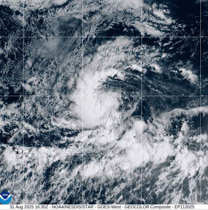 Tropische storm Kiko vormt zich in de oostelijke Stille Oceaan; Geen onmiddellijke bedreiging voor het land