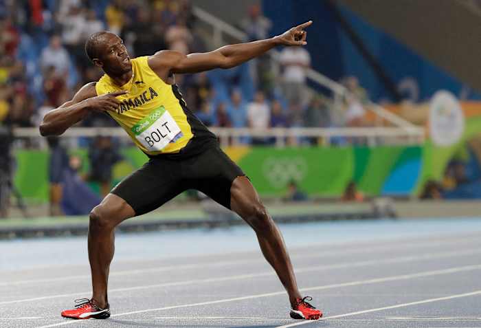 Usain Bolt op zijn track Grootheid: "Ik wilde hoge normen stellen en dat deed ik"
