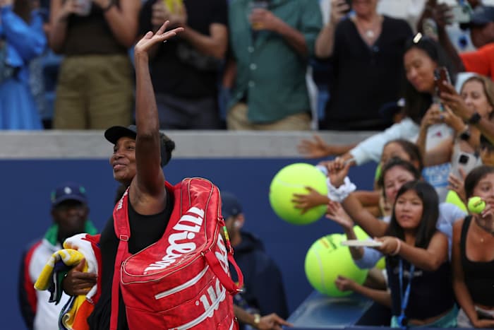 Venus Williams 'US Open Ends met een verlies in de kwartfinales van de damesdubbels voor Taylor Townsend