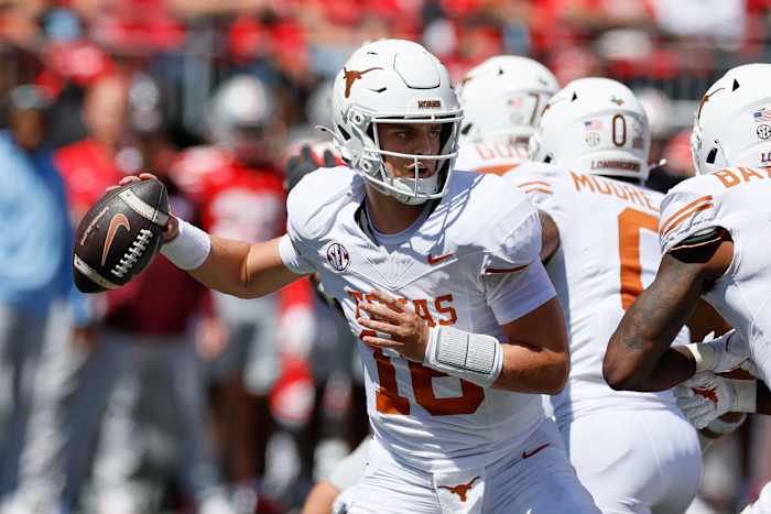 Vol verwachtingen, worstelt bocht Manning als top-gerangschikte Texas Falls op nummer 3 Ohio State
