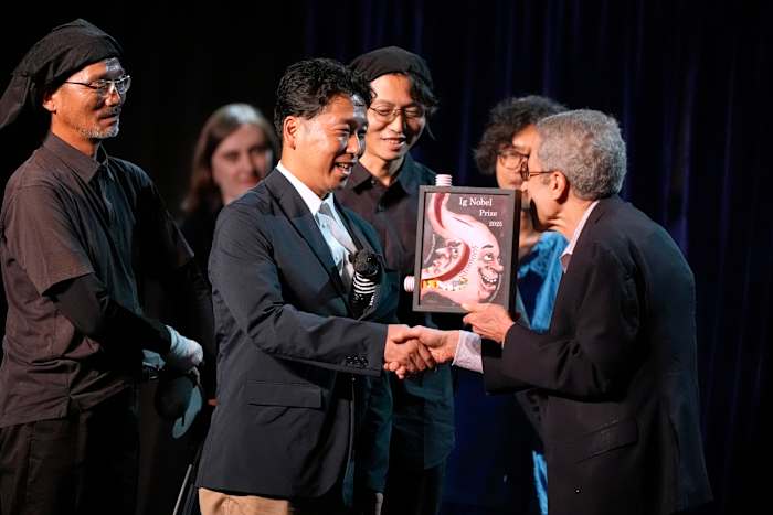 Voorkomt het schilderen van koeien met strepen vliegbeten? Onderzoekers die deze overwinning IG Nobelprijs hebben bestudeerd