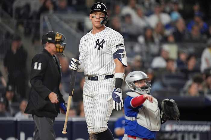 Aaron Judge blijft zonder World Series-ring nu de titeldroogte van de Yankees 16 jaar bereikt