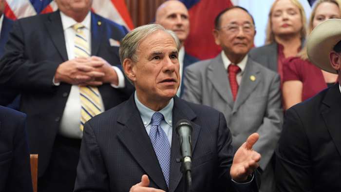 Bekijk live: Texas Gov. Greg Abbott om de openbare veiligheidsinitiatief aan te kondigen die gewelddadige misdaden bestrijden
