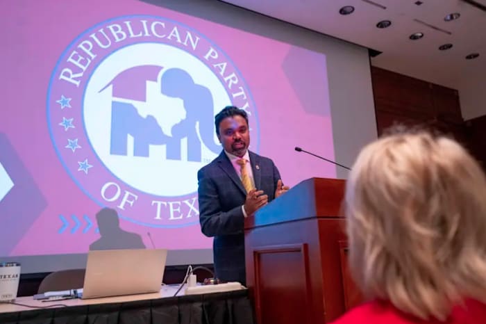 De Republikeinse Partij in Texas hekelt vijf wetgevers, maar verwerpt het uitsluiten van iemand van de primaire stemming