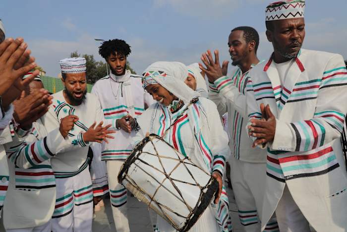 Duizenden verzamelen zich voor het Thanksgiving -festival van Ethiopië