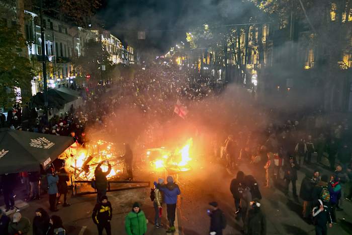 Een Rusland-achtig optreden in Georgië is gericht op demonstranten, rechtenactivisten en de media