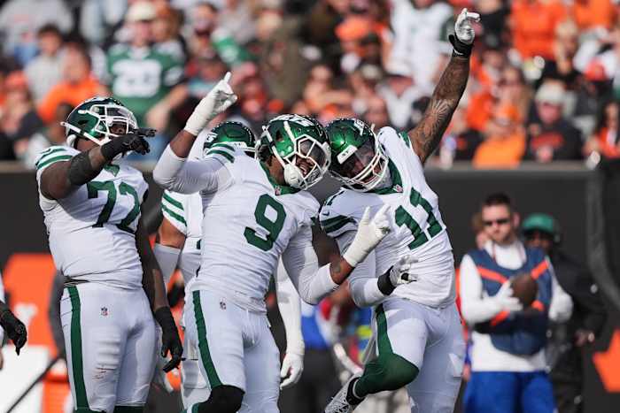 Hall en Fields helpen de Jets de Bengals met 39-38 te verslaan voor hun eerste overwinning van het seizoen