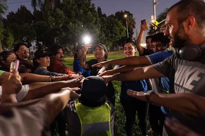 LA Running Club Monitors for Immigration Agents