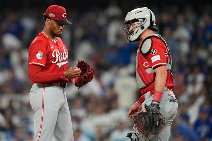 Reds Ace Hunter Greene schommelde in het naseizoen debuut thuis in LA