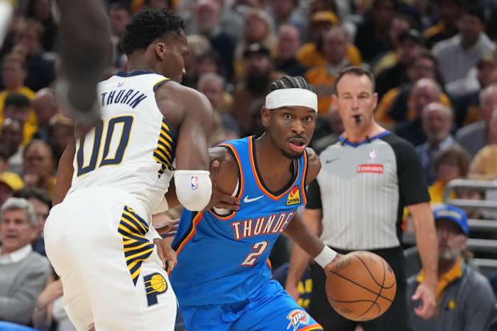 Shai Gilgeous-Alexander scoort career-high 55 en leidt Thunder voorbij Pacers 141-135 in 2 OTs