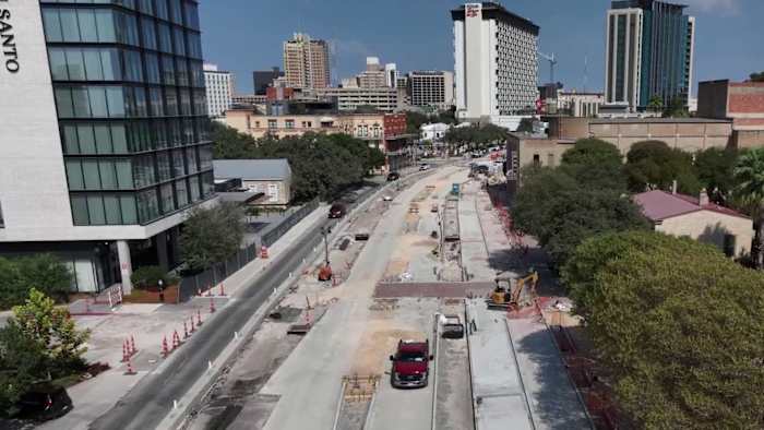 Verwacht toegang tot de stoep, het verkeer verandert binnenkort langs South Alamo in het centrum van San Antonio