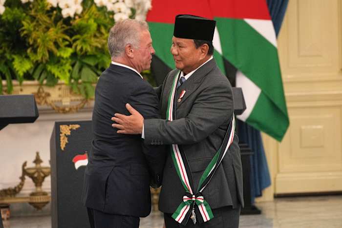 De Jordaanse koning en de Indonesische leider voeren gesprekken over de economische banden en Gaza