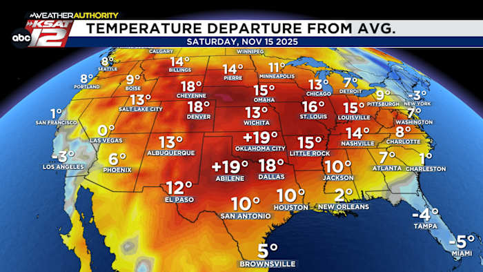 De hittegolf van november houdt aan. Dit is het moment waarop we misschien verlichting kunnen zien