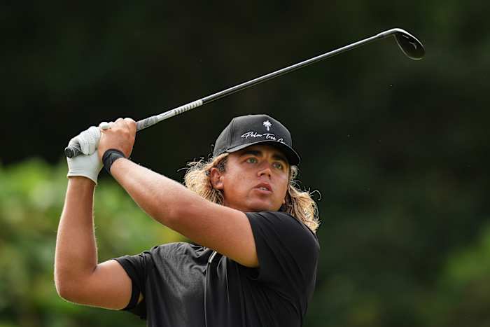 Garrick Higgo schiet 61 punten om het parcoursrecord te evenaren en de leiding te nemen in de laatste ronde in Mexico