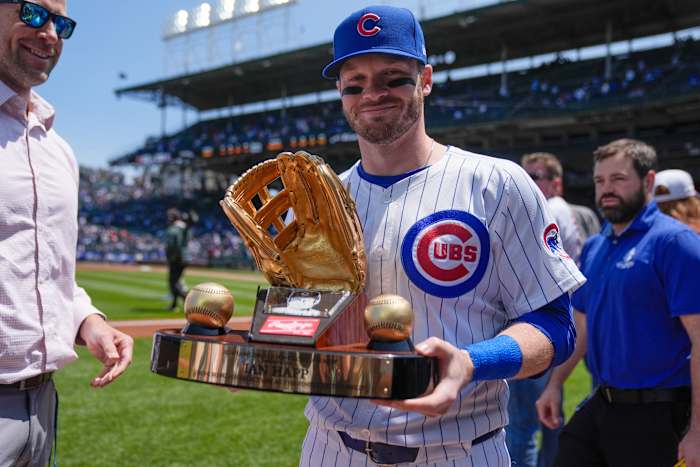 Ian Happ wint opnieuw terwijl de Chicago Cubs drie Gold Glove-prijzen verdienen in de Major League