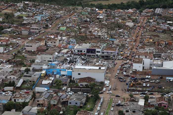 Krachtige tornado in Brazilië doodt zes mensen en verwondt honderden anderen