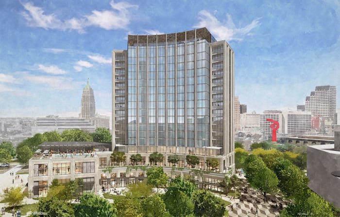 Luxe hotel Hemisfair van $ 185 miljoen stelt openingsdatum voor volgend jaar vast